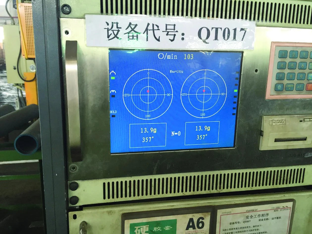 Production testing equipment at Hetian Machinery.