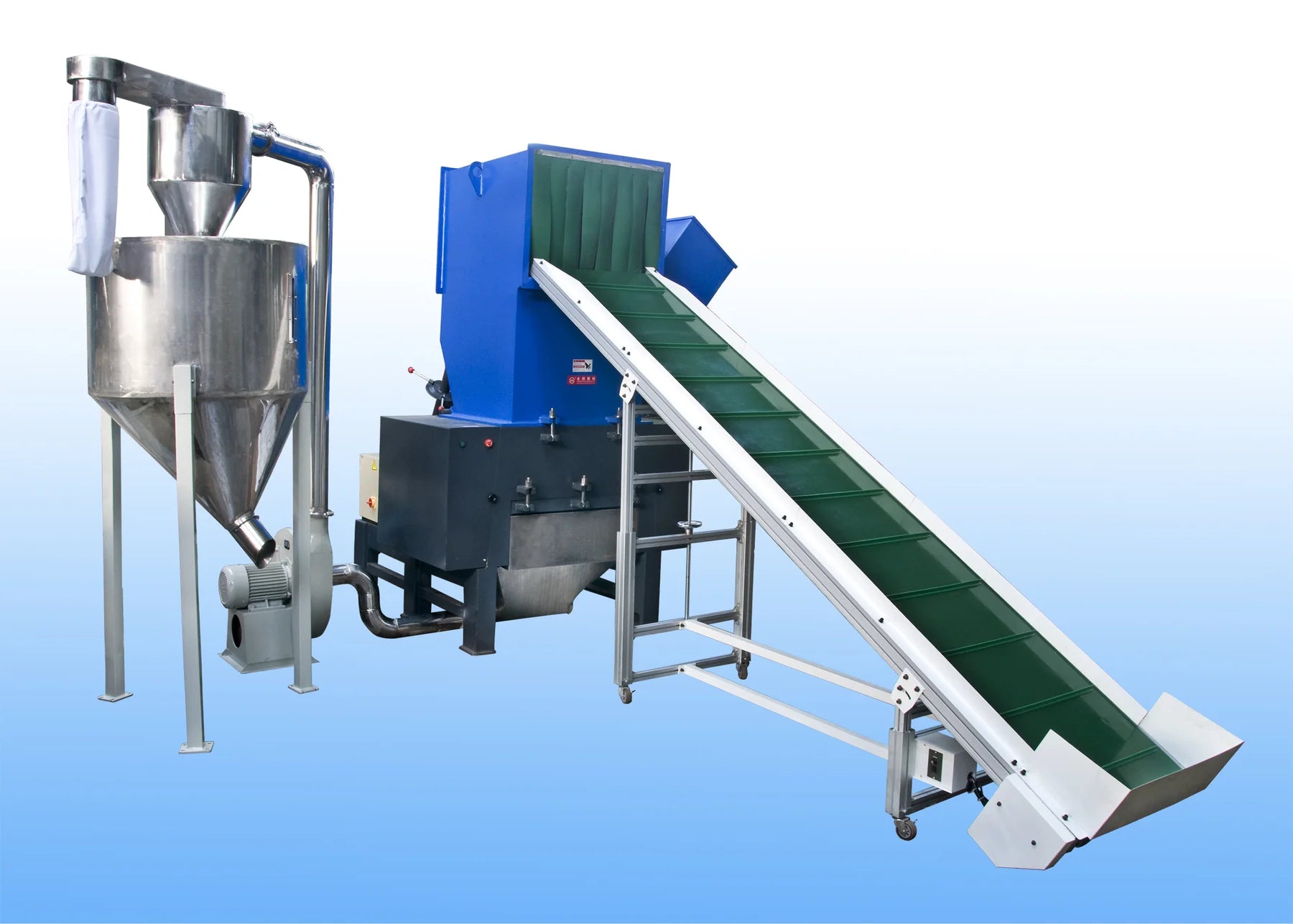 Material loading and conveying system.